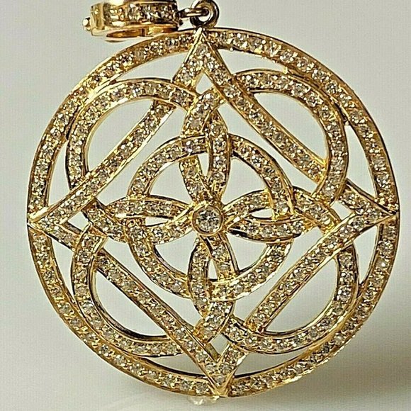 Jewelry - 18kt Rose Gold 1.40ctw Diamond Pendant